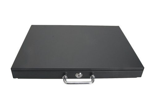 Server Cabinet Network Case 19" Rack Mount Locking Lockable Deep Drawer Key 1U - Picture 3 of 6