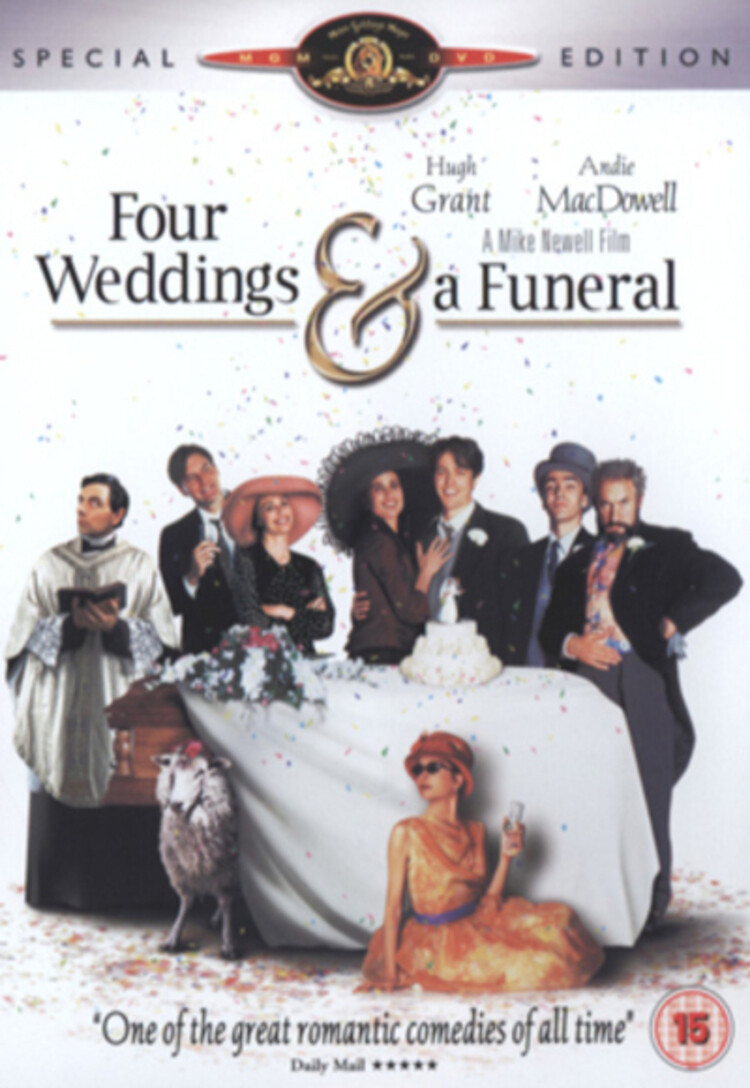 Four Weddings and a Funeral (DVD) Sophie Thompson Rowan Atkinson Elspet Gray