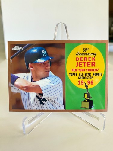 2008 Topps Chrome 'Gold Refractor' Derek Jeter #ARC6 50th Topps AllStar Rookie