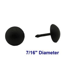 C.S. Osborne 100 Pcs 7/16" Black Lacquer Matte Nails 7100-BLM Decorative Tacks