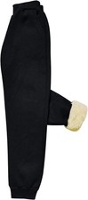 AMEBELLE Boys Girls' Winter Warm Jogger Pant Fleece 9-10 Years, Black 01