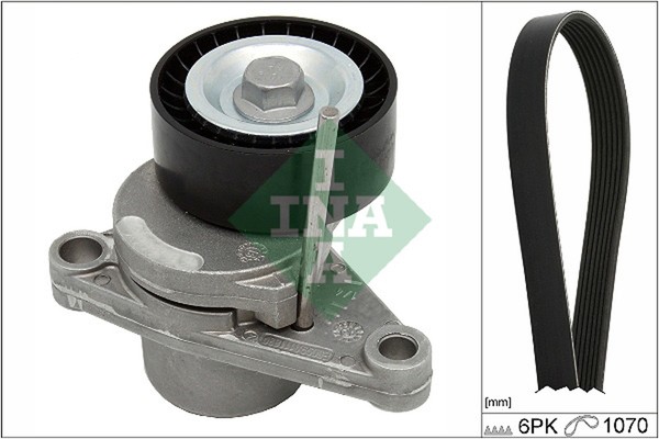 Schaeffler INA Keilrippenriemensatz 529 0344 10 FüR 308 3H 307 3E 1007 Peugeot 2-image