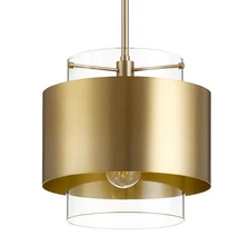 Quorum International 8012 Providence 11"W Pendant - Brass