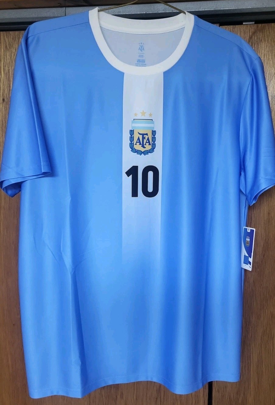 NWT Lionel Messi Argentina Authentic AFA Jersey Mens XL Blue