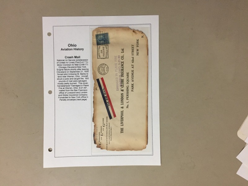 US 1930 CRASH MAIL