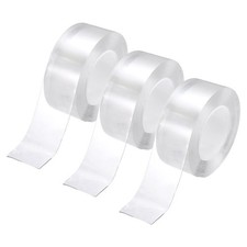 3 Roll Clear Edge Protector Strip, 1.2 in x 16.4 ft Table Edge Protector