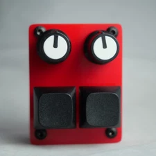 madMidiMini Compact Midi Controller with 2 Note Buttons 2 Potentiometers and LED