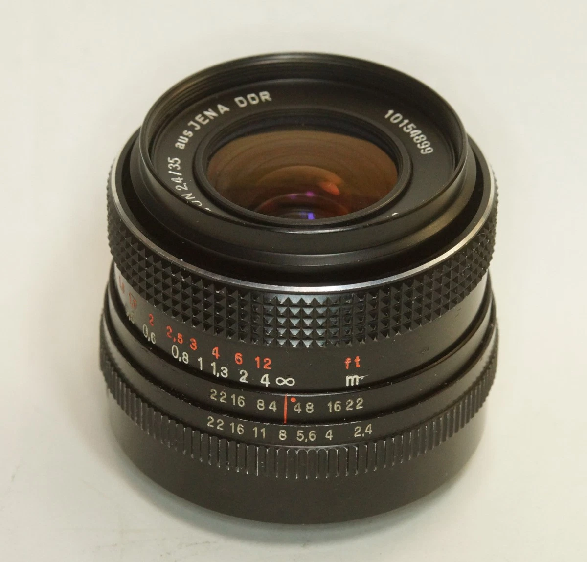 レンズ(単焦点) CARL ZEISS JENA MC FLEKTOGON 2.4/35 M42 Zeiss Jena DDR 35mm f/2.4 MC Flektogon Lens for M42 Screw Mount