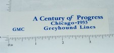 Arcade Cast Iron 1933 Chicago Century of Progress Toy Sticker AR-012