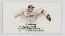 2008 Topps Allen & Ginter's Mini Bazooka Back 4/25 AJ Burnett #23 3f5