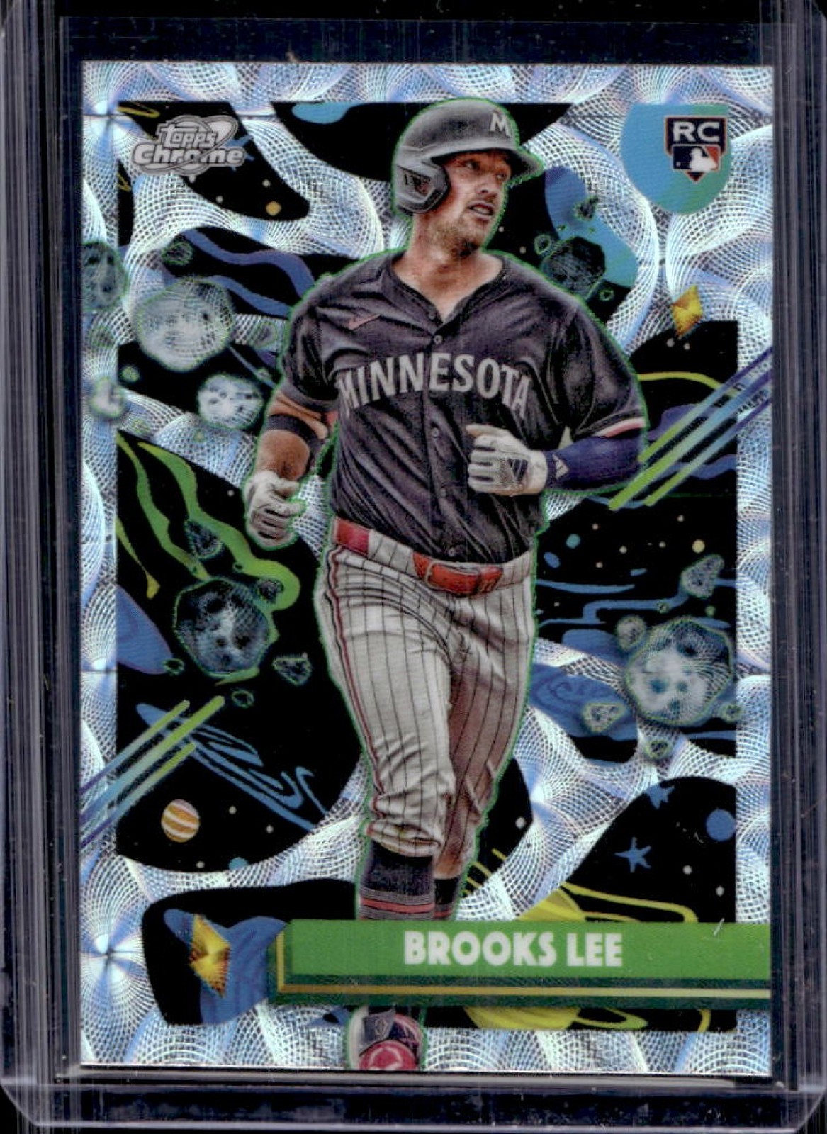 2025 Topps Cosmic Chrome Brooks Lee RC Nucleus Refractor #129 Twins
