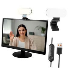 Video Conference Lighting  Computer Light   USB LED Panel for Laptop  Black