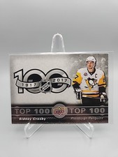 Sidney Crosby  2017-18 Upper Deck Tim Hortons Top 100 #TOP-1 Pittsburgh Penguins
