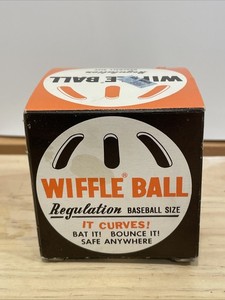 Wiffle Ball 9" Original Regulation Baseball Size Curve Training Plastic Ball