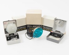 Polaroid Flashgun 268, Close-Up Kit 583, and Potrait Kit 581 for Land Use 340