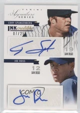 2012 Signature Series Inkcredible Combos /25 Joe Ross Cory Spangenberg #9 Auto