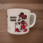 Vintage  Anchor Hocking Disney Milk Glass Mug Vintage Collectibles