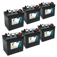 Batterie FüR Golfcart Passend FüR Yamaha G2 36V 6 X 6V 225Ah – Voltrana Ersatza