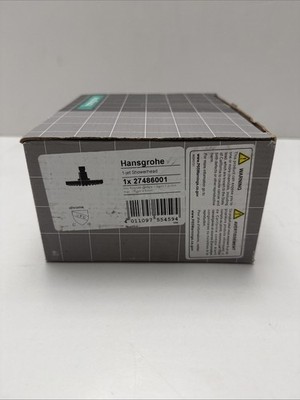 Hansgrohe 27486001 Raindance S Showerhead 150 1-Jet, 2.5 GPM in Chrome