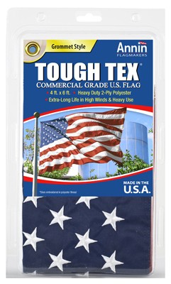 Tough Tex U.S. Flag, 2-Ply Polyester, 4 x 6-Ft. 182004