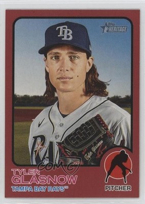 2022 Topps Heritage Target Mega Box Exchange Red Border Tyler Glasnow #310 1i3j