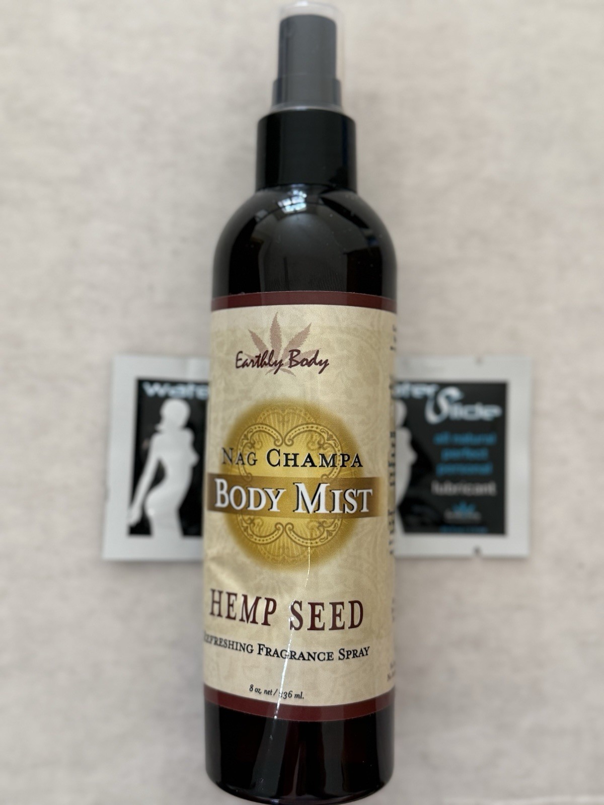 BNIB EARTHLY BODY HEMP SEED MASSAGE & BODY MIST NAG CHAMPA 1