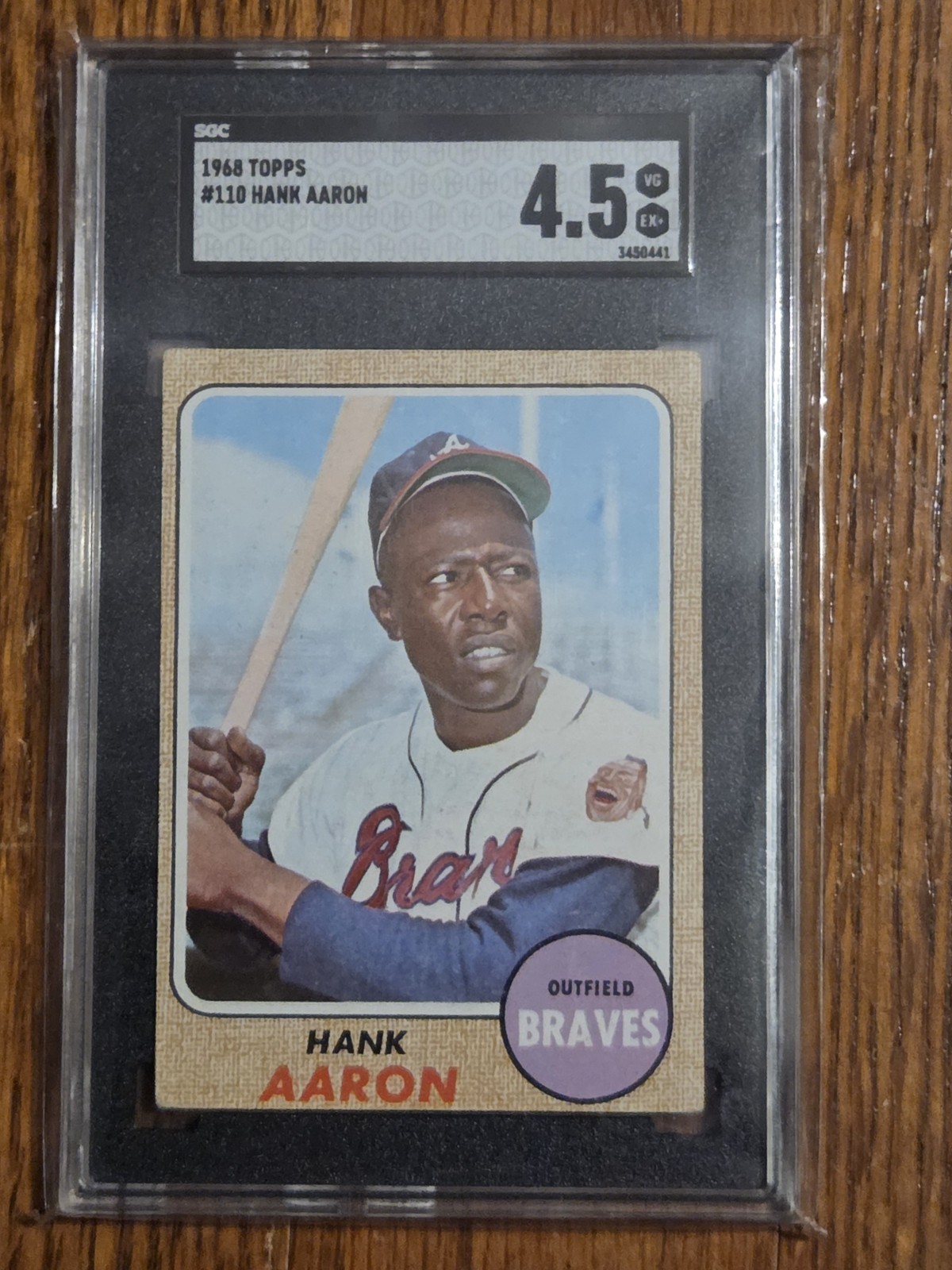 1968 Topps Hank Aaron #110 SGC 4.5