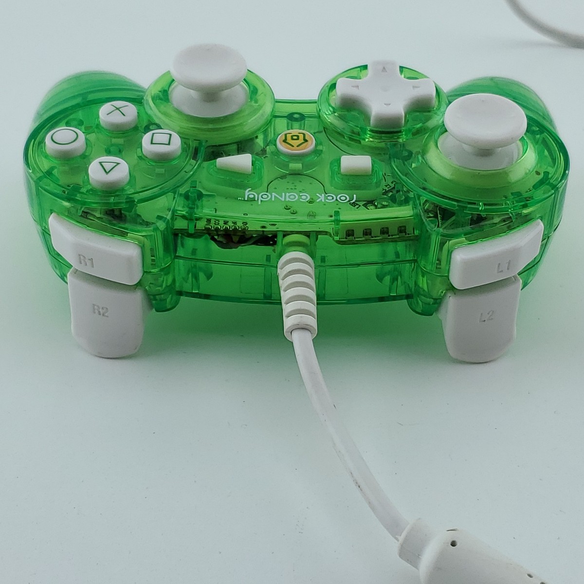 PDP PL-6460 Rock Candy Wired Gaming Controller Clear Green For