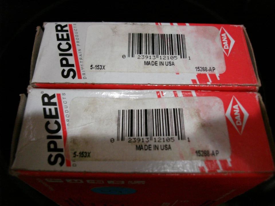 2-JEEP Dana Spicer 5-153x Forjado 1310 U Juntas Hecho en EE. UU. Engrasable 5-153X Foto 3 de 3