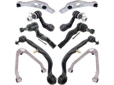 76KB13W Front Control Arm Ball Joint Tie Rod and Sway Bar Link Kit Fits G35