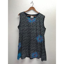 Womens Lunieva Dress Top Short Boho Bohemian Geometric Artistic Nepal Made XL