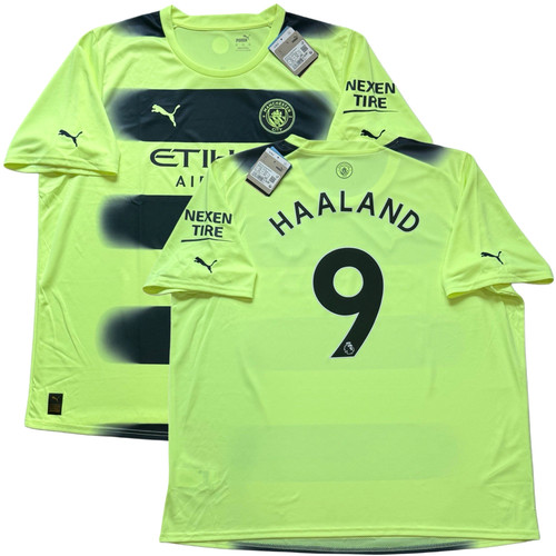 2022/23 Manchester City Third Jersey #9 Haaland 3XL Puma Premier League 3rd kit