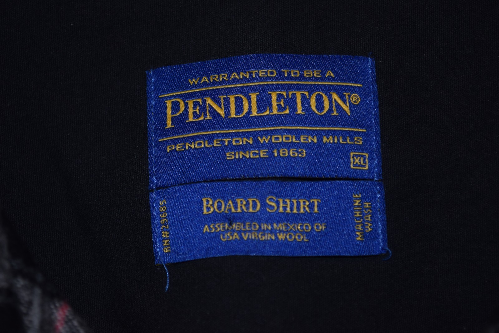 Pendleton 100% Virgin Wool Loop Collar EUC Men's … - image 2