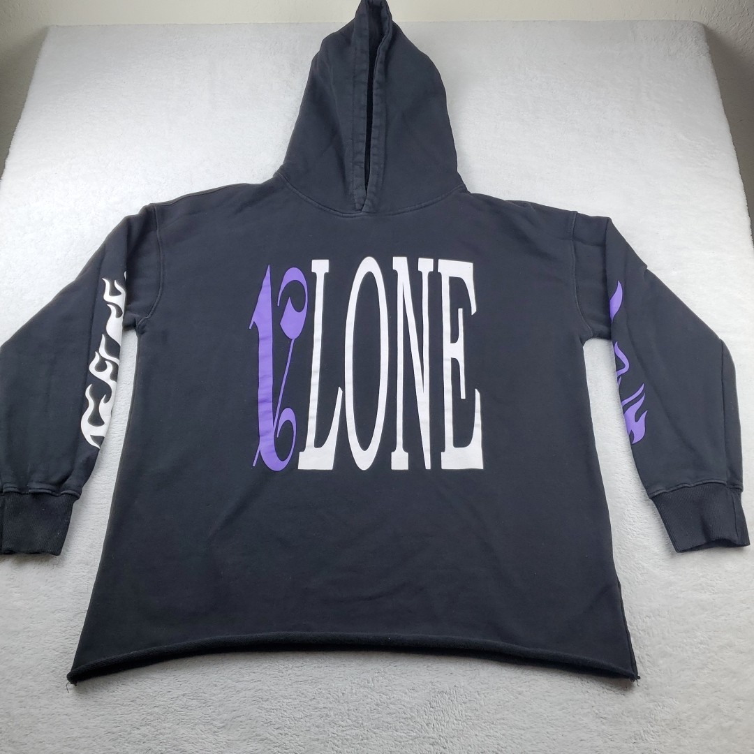 vlone×Palm Angels Vlone x Palm Angels T-shirt Black/Purple Men's - US