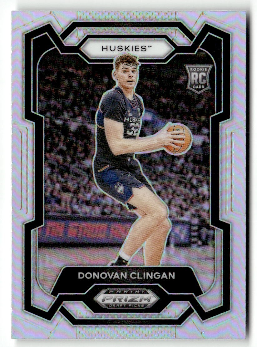 2024 Panini Prizm Draft #95 Donovan Clingan Silver Prizm