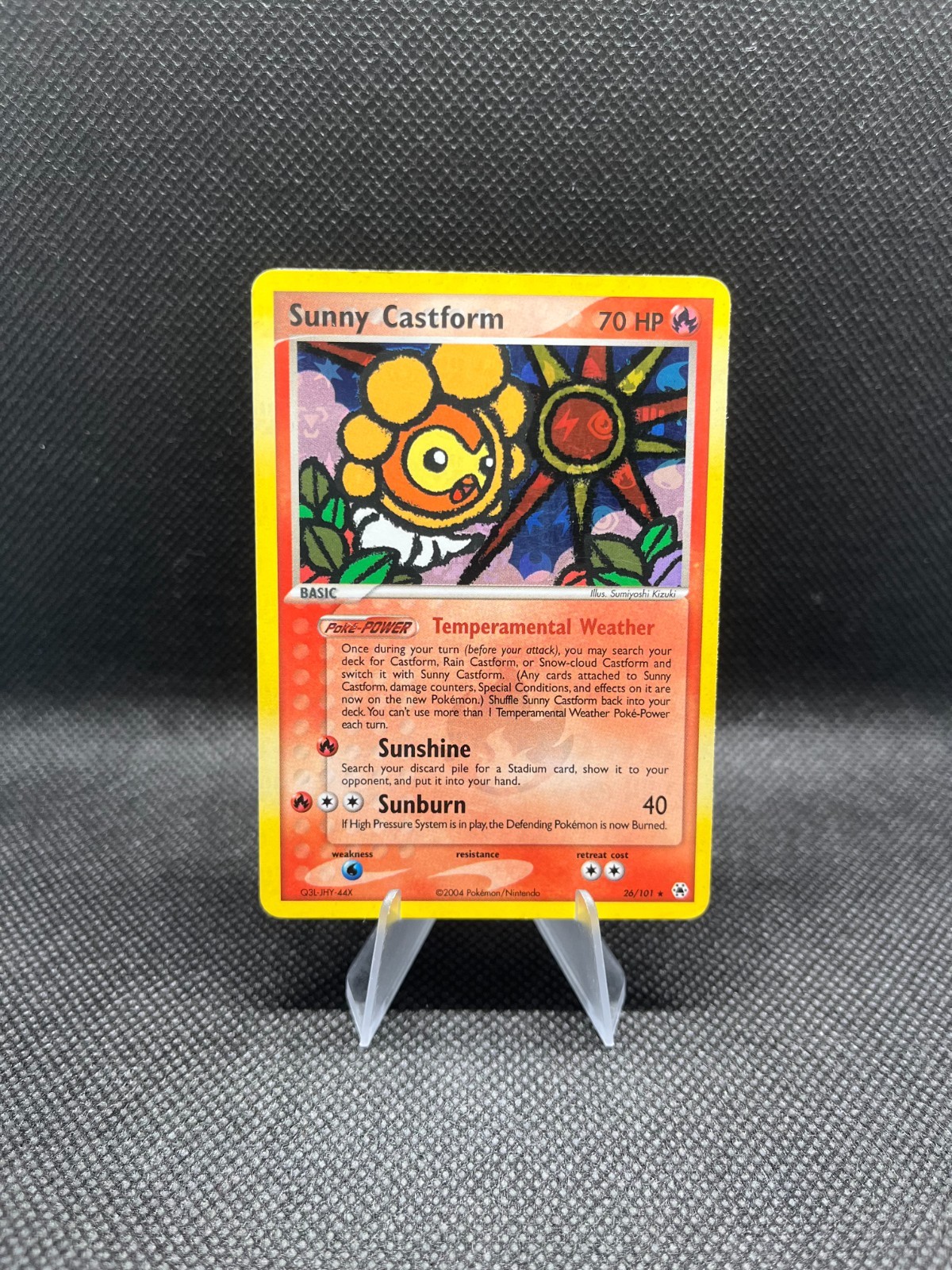Sunny Castform 26/101 Rare Reverse Holo EX Hidden Legends Pokémon Card 2004
