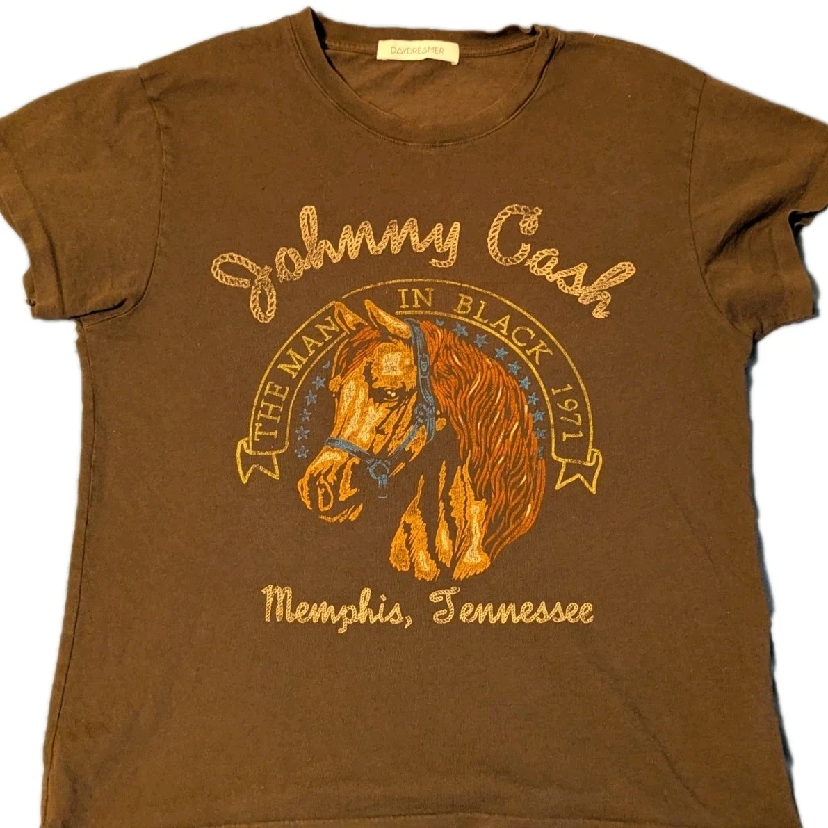 T-shirt Oversized Daydreamer Tie-dye Orange - Taille Unique, Occasion Parfait état, Style Western Honky Tonk