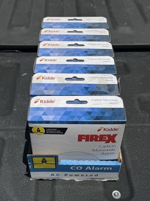 6 Pack Of Kidde Carbon Monoxide Alarm 120 V Direct Wire W/Battery Backup NEW
