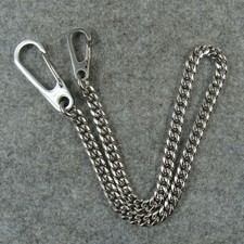 Stainless Steel Fob Anti lost Snap Keyrings Holder Wallet Key Chain GH066