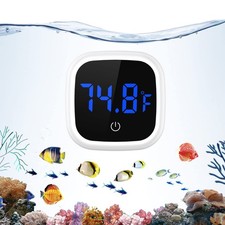 Upgraded Aquarium Thermometer, Digital Fish Tank Thermometer, 120  LED HD D