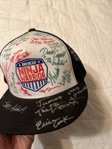 Sombrero autografiado American Ninja Warrior por concursantes envío rápido - Imagen 7 de 10