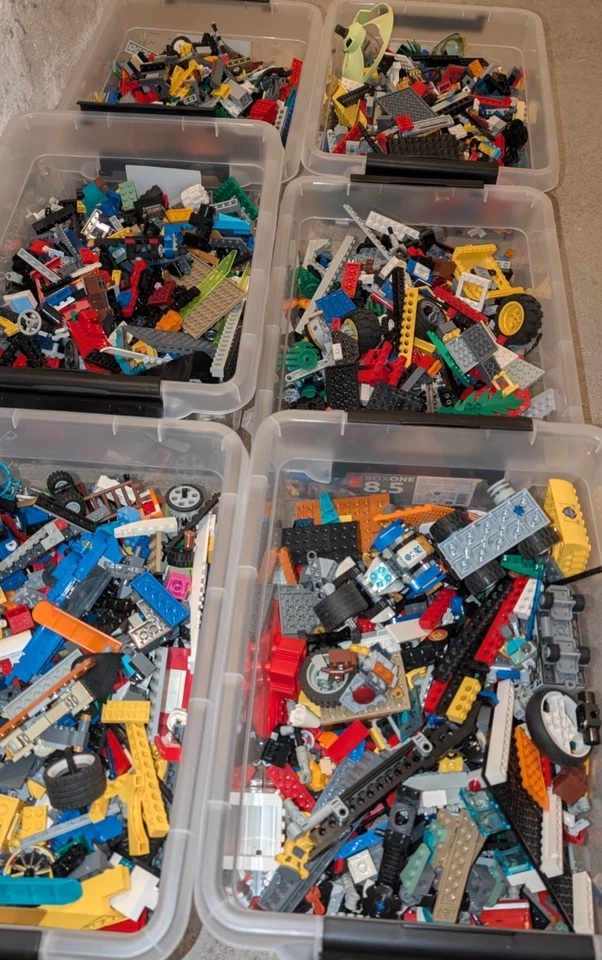 ⚡ 2 KG LEGO® Konvolut Steine Räder Platten Sondersteine Kiloware Ersatzteile ⚡ - Bild 3 von 4