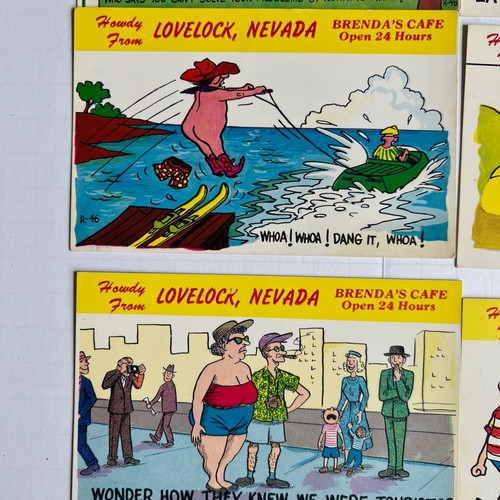 16 Postkarten Set Lovelock Nevada Vintage LAFF GRAM 60er Jahre lustig UNBESPIELT - Bild 6 von 12