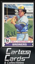 Bill Castro 1979 Topps #133 Milwaukee Brewers TTM/IP Signed Auto