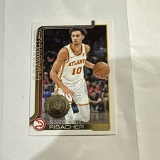 Topps Zaccharie Risacher NBA All-Rookie Team #62 Atlanta Hawks Basketball