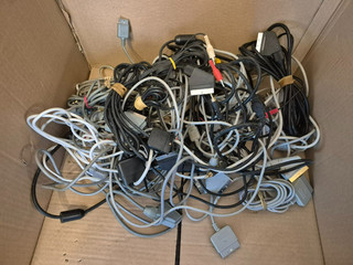 Copy Sony PlayStation 1 And 2 AV And Scart Video Adaptor Out Cable Joblot x19