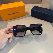 Louis Vuitton X6193 czarne ramki unisex kwadratowe okulary przeciwsłoneczne 70 16-140