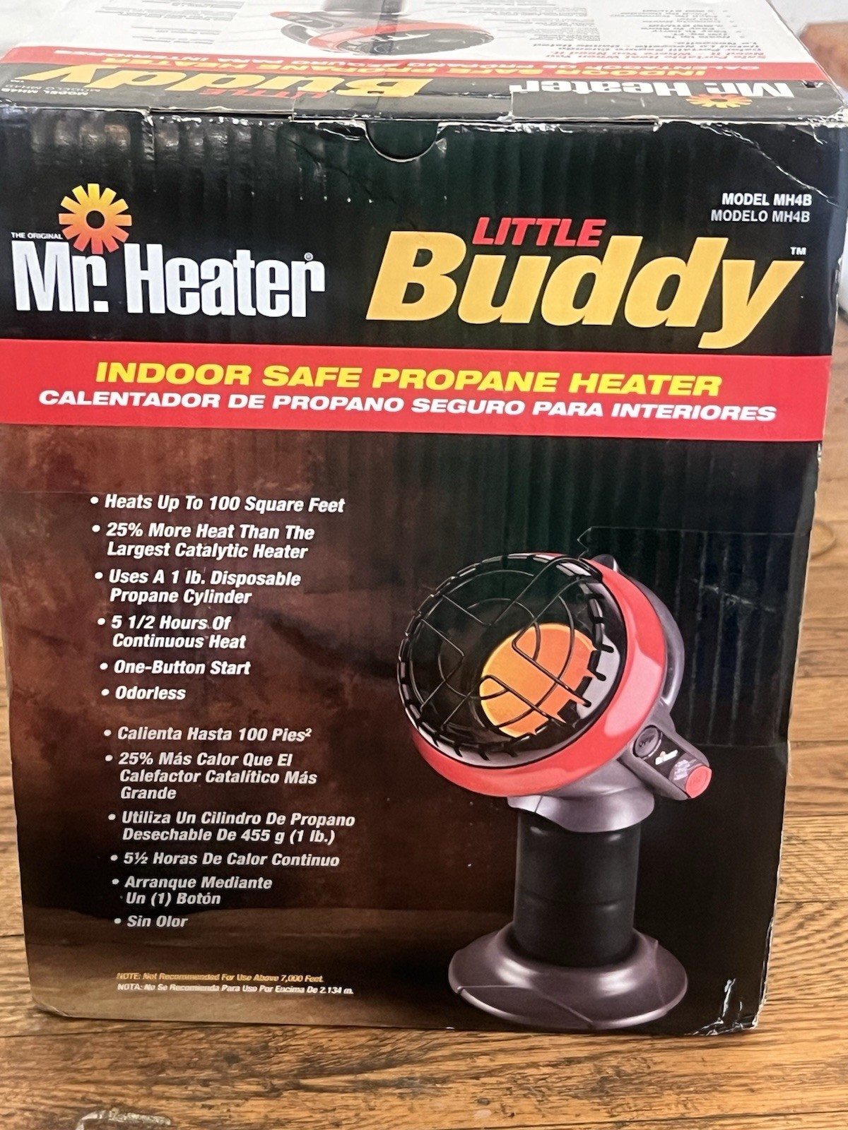 Mh4b 3800 Btu Portable Little Buddy Propane 100 Sq Ft Heat
