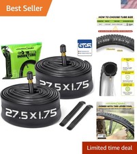 2 Pack Bike Tube 12"/14"/16"/18"/ 20"/ 22"/24"/ 26"/27.5"/28"/29"  1.75/1.95...