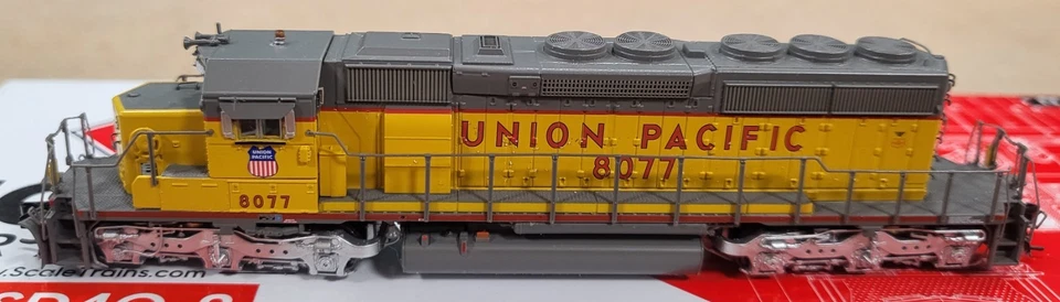 N SCALE SCALETRAINS EMD SD40-2 UNION PACIFIC #8077 w/ DCC SOUND - Image 3 of 4